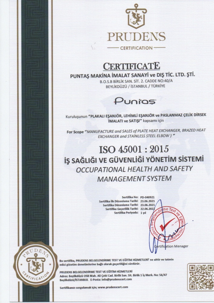 ISO 45001 : 2015